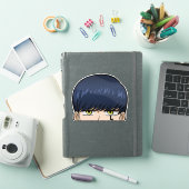 Sticker Mash Peeker - Mashle Anime Vinyl Decal (Couverture iPad)