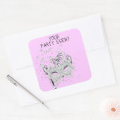Sticker MASK Silver Party Choose Arrière - plan (Enveloppe)
