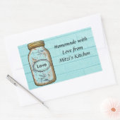 Sticker Mason Jar / Étiquettes personnalisent. (Enveloppe)