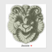 Sticker Masque de Gargouille 4 (Feuille)