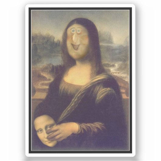 Sticker Masque de Mona Lisa (Recto)