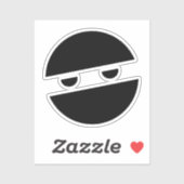 Sticker Masque Ninja (Feuille)