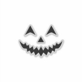 Sticker Masque pour citrouille (Devant)