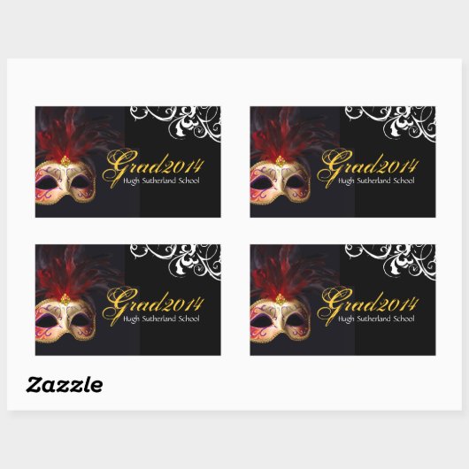 Sticker Masquerade Classy (Feuille)