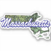 Sticker Massachusetts (Devant)