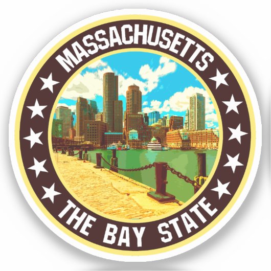 Sticker Massachusetts (Recto)