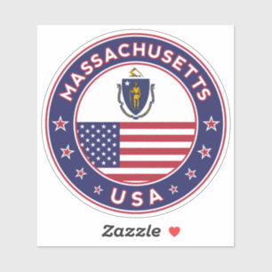 Sticker Massachusetts