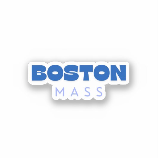 Sticker Massacre de Boston (Recto)