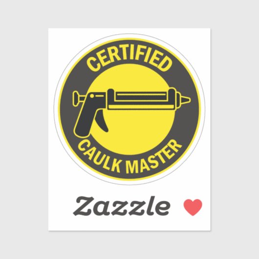 Sticker Master Caulk certifié (Feuille)