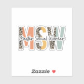 Sticker Master Social Worker (Feuille)