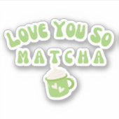 Sticker Matcha boba thé vert, matcha (Devant)