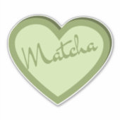Sticker Matcha boba thé vert, matcha (Devant)