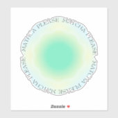 Sticker matcha s'il vous plaît (Feuille)