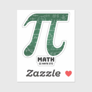Sticker Math I Hate It - Citations scientifiques