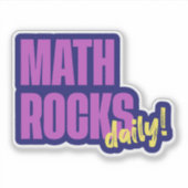 Sticker Math Rocks Daily (Devant)