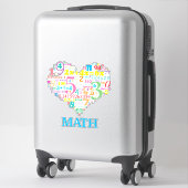 Sticker Mathe cardiaque (Sur valise)