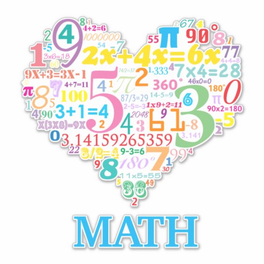 Sticker Mathe cardiaque (Devant)
