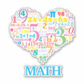 Sticker Mathe cardiaque (Devant)
