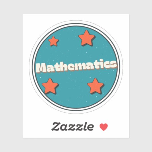 Sticker Mathématiques (Feuille)