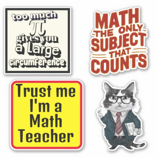 Sticker Mathématiques ressources enseignants Mathématiques (Devant)