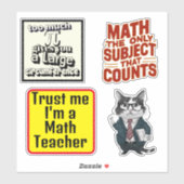 Sticker Mathématiques ressources enseignants Mathématiques (Feuille)