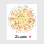 Sticker Matthieu 5:16 (Feuille)