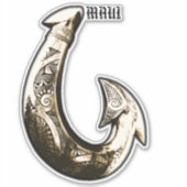 Sticker Maui Tribal Hook (Devant)