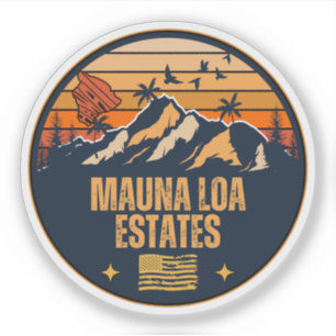 Sticker Mauna Loa Estates, Hawaii
