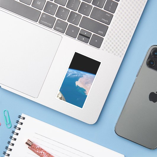 Sticker Mauritanie Et Sahara Occidental Au Large De L'Afri (Ordinateur portable avec iPhone)