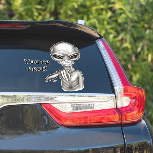 Sticker Mauvais Alien, Tu es le prochain !