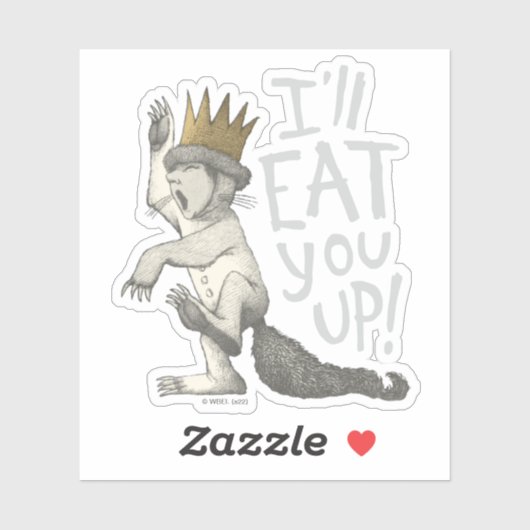 Sticker Max. | Je Te Mangerai ! (Feuille)