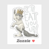 Sticker Max | Je vais te manger ! (Feuille)