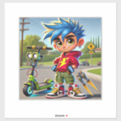 Sticker Max Rockett (Feuille)