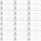 Sticker Maximalist Pink Baubles Cartes de Vacances Adresse (Devant)