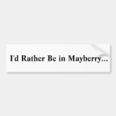 Sticker Mayberry Bumper (Devant)