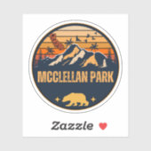 Sticker McClellan Park, Californie (Feuille)