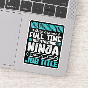 Sticker Mds Coordonnateur Titre de l'emploi Profession Fun