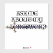 Sticker Me demander sur My Longsword HEMA (Feuille)