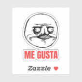 Sticker Me Gusta Meme (Feuille)