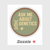 Sticker Me questionner sur la génétique (Feuille)