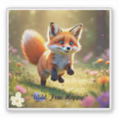 Sticker "Meadow Fox Charm" (Devant)
