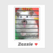 Sticker Mean Hamster (Feuille)