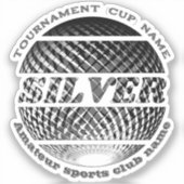 Sticker Médaille d'argent, 2ème gagnant (Recto)