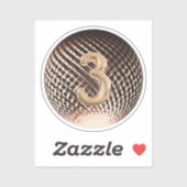 Sticker Médaille de bronze, 3e place gagnante (Feuille)