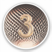 Sticker Médaille de bronze, 3e place gagnante (Recto)