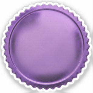 Sticker Médaille de récompense en étoile éclatée en feuill