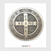 Sticker médaille de San Benito (Feuille)