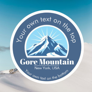 Sticker Médaille de ski Gore Mountain, New York