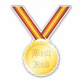 Sticker Médaille du meilleur papa Fête du Père (Devant)