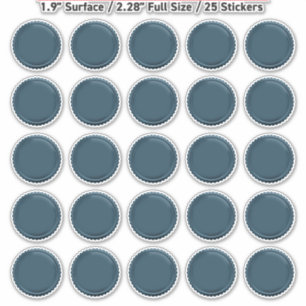 Sticker Médailles de récompense en étoile en feuille d'aci